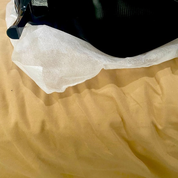 Shiny Black Above the Knee Boots - Picture 2 of 2